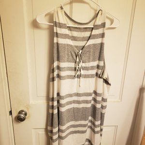 Lane Bryant Livi Active striped tank.